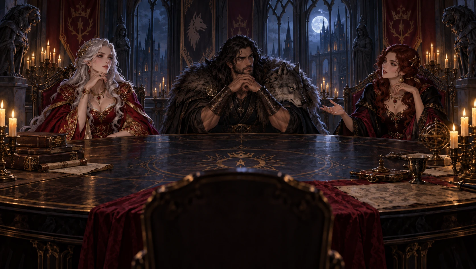 Crimson Court: Thrones of Blood game artwork